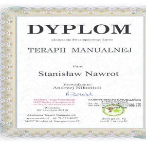 dyplom terapii manualnej Stanisław Nawrot